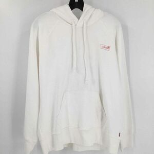 NWT Levis Hoodie White Long Sleeve Pullover Ocean Scene 100% Cotton M